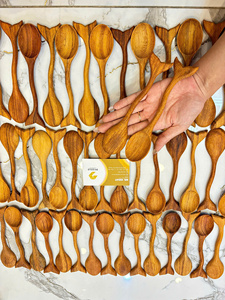 Cuchara de Madera con Forma de Cola de Pez Natural, Hecha a Mano en Vietnam, Utensilios de Cocina Ecológicos, Proveedor de Exportación al por Mayor - Product Image 4