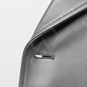 Manteau trench en cuir sur mesure pour homme, respirant, écologique, longueur standard, confortable, vêtements de mode, couleurs personnalisées - Product Image 6