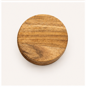 Handmade Round Natural Wood Coasters For Drinks <b>Rustic</b> Solid Wood Mug Holder Heat Resistant <b>Table</b> Protection Mat For <b>Coffee</b> Tea - Product Image 4