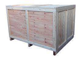 Wooden crate OEM Fumigated Natural Wood Color Wooden Crate <b>Strong</b> Sturdy Solid Storage Export <b>Box</b> Custom Logo - Product Image 4
