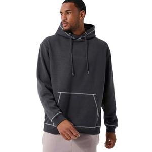 เสื้อฮู้ดผู้ชายผ้าฝ้าย 100% ขายส่ง รับทำโลโก้ ผ้าเฟรนช์เทอร์รี่หนานุ่ม สไตล์สตรีทแวร์สำหรับฤดูหนาว พิมพ์ลายดิจิทัล - Product Image 1