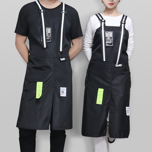 Tablier unisexe sans manches en toile de polyester multi-poches réglable pour le travail, la cuisine, la pâtisserie, le jardinage, personnalisable - Product Image 4