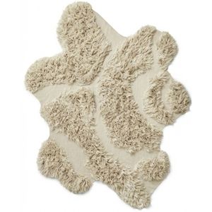 Modern Persian Style Blue <b>Hand</b> Knotted Wool Silk Carpet Cut Pile Floral Pattern Washable Non-Slip for Kitchen Comfort - Product Image 1