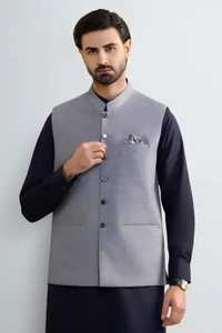 Gilet de mariage pour homme, fait main, style ethnique pakistanais, tenue de fête formelle, tailles et couleurs personnalisées - Product Image 3