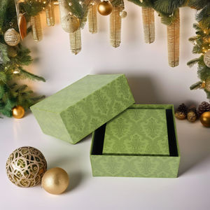 Custom Eco-Friendly Biodegradable Luxury Cardboard Gift Box Set Rigid Base Lid Sponge Liner Matt <b>Lamination</b> Glossy <b>Lamination</b> - Product Image 3