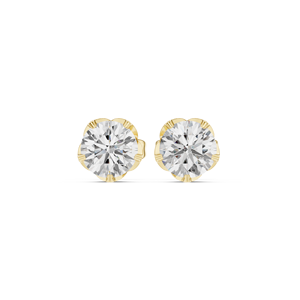 Pendientes de diseño geométrico circular de lujo y sencillos para mujer, joyería de alta calidad con certificación GRA, perfectos para la oficina y uso diario. - Product Image 1
