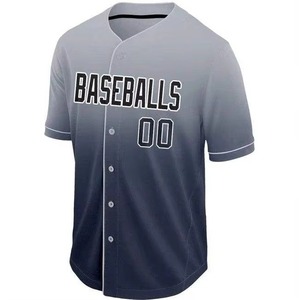 Camisetas de Béisbol Sublimadas Personalizadas para Hombre, Manga Corta, Poliéster, Absorben la Humedad, Corte Regular, para Todas las Temporadas - Product Image 1