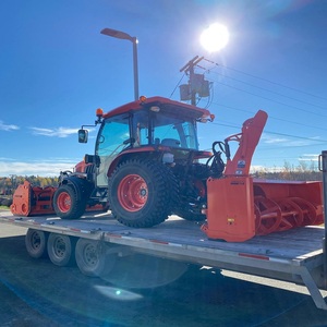 จำหน่ายส่งเครื่องจักรกลการเกษตรมือสอง รถแทรกเตอร์ขนาดเล็ก 4WD 90 แรงม้า พร้อมสตาร์ทไฟฟ้า ระบบเกียร์ปั๊มและเกียร์บ็อกซ์ - Product Image 5