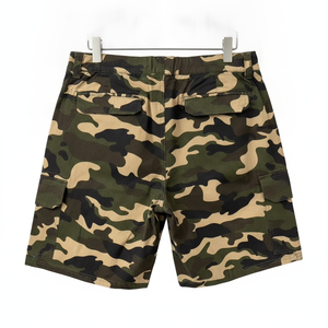 Premium Men's <b>Camouflage</b> Patchwork <b>Cargo</b> Shorts Streetwear Hip Hop Embroidered Multi-Pocket Militaryc Shorts - Product Image 3
