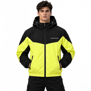 Chaqueta Cortavientos Ecológica Personalizada para Hombre, de Poliéster y Algodón, Ligera, Estilo Urbano, con Logotipo, Informal y a la Moda - Product Image 2