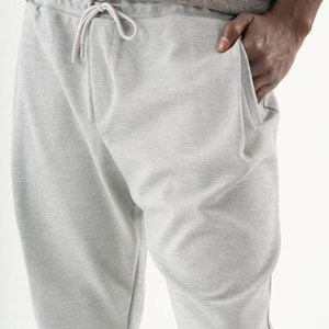 Joggers pour hommes en toile, personnalisés, unis, de haute qualité, OEM, légers, décontractés, mode, amples, grandes tailles, vente en gros, design automne, chauds - Product Image 4