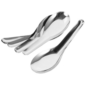 Juego de Cubiertos de Acero Inoxidable con Cucharas Elegantes para la Mesa del Comedor Moderno a Precios Asequibles - Product Image 1