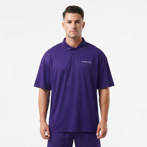 Polo Homme en Gros – Qualité Supérieure, Grandes Tailles, T-shirt Polo Violet pour Homme - Product Image 1