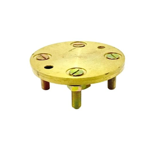 Abrazadera de prueba plana de latón para cinta de tierra y conexiones de puesta a tierra eléctrica - Product Image 5