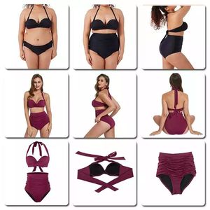Maillot de bain deux pièces pour femmes, ensemble confortable et extensible, pour piscine, plage et vacances - Product Image 2