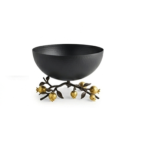 Cuenco de Metal Sostenible de Alta Demanda con Base de Ramas, Acabado Pulido, Diseño Moderno de Lujo, Hecho a Mano, Apto para Lavavajillas - Product Image 6