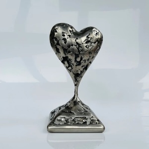 Sculpture en aluminium de luxe, pièce d'art métallique faite à la main pour la décoration intérieure haut de gamme de la maison, de l'hôtel, du bureau, collection d'objets décoratifs - Product Image 4