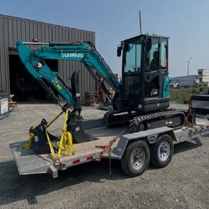 Mini-excavatrice Sunward pour le creusement de fondations, l'entretien routier, l'aménagement paysager, les travaux utilitaires et la préparation quotidienne des chantiers - Product Image 3