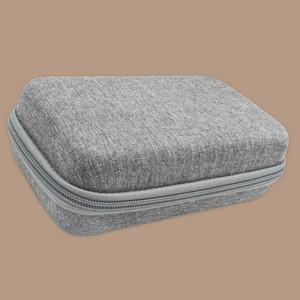 Gray Oxford Fabric Waterproof Shockproof Zipper Case Portable Storage EVA Case - Product Image 4