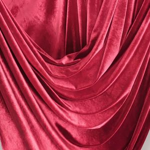 Elegant Classic Solid Gajari 100% Polyester Weft Suede Velvet Fabric Medium Weight Brushed Woven Plain Style Wrinkle Resistant - Product Image 1