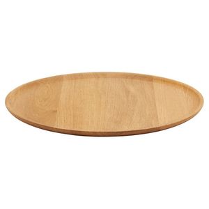 Assiettes de présentation rondes en bois d'acacia naturel personnalisées en gros, sous-assiettes en bois, planches de service pour la décoration de table de mariage et d'événements - Product Image 2