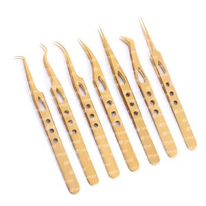 Pinzas de extensión de pestañas de estilo único del mejor fabricante Punta de volumen de logotipo personalizado para uso de belleza Nuevo y exclusivo - Product Image 6