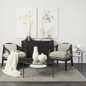 Sculpture décorative en fer artisanale, décoration intérieure moderne de luxe pour maisons design, fontaine en métal minimaliste avec finition plaquée - Product Image 5