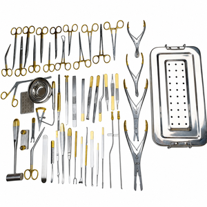 Juego de Instrumentos de Rinoplastia Completo Akramed Surgical de 57 Piezas, Kit de Cirugía Plástica ORL de Acero Inoxidable, Certificado CE ISO13485 - Product Image 1