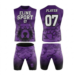 High Quality <b>Compression</b> Football Uniform 7v7 Plus Size 100% Polyester Sublimated Printed Quick Dry Breathable 2026 New - Product Image 3