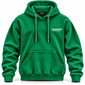 Vente en gros directe Ziakot Industry Sweat-shirt à capuche vert clair personnalisé pour homme, mode hiver, sport, pull-over - Product Image 1