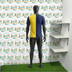 New Best Supplier Custom Team Logo Sublimated Eco-Friendly Stretch Breathable <b>Polyester</b> Mesh Football Jersey For Bulk Wear - Product Image 3