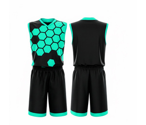 Uniforme de Baloncesto Profesional con Sublimación Completa, Jersey y Pantalones Cortos de Poliéster Transpirable para Hombre y Mujer - Product Image 4