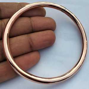 Brazalete de Cobre Sólido de 5 Gauge de Grosor, Brazalete de Cobre Pesado para Hombre, Joyería Artesanal Hecha a Mano - Product Image 2