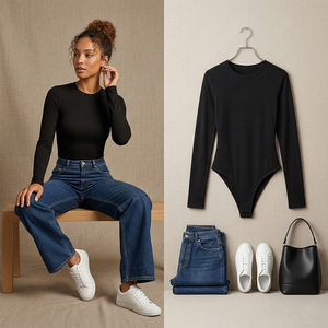 Mono de punto elegante sin tirantes con logo personalizado para mujer, con espalda descubierta y parches de piel, estilo Y2K, de lujo, peludo, para verano - Product Image 4