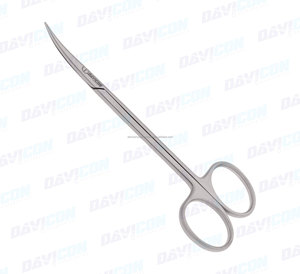 Ciseaux de dissection professionnels de haute qualité pour strabisme, courbés/droits |   Ciseaux médicaux très demandés - Product Image 2