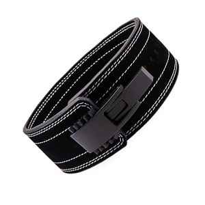 Cinturón de Cuero Multi-Cosido Ajustable con Hebilla para Levantamiento de Pesas, Soporte Duradero de Alta Calidad, Resistente y Personalizable - Product Image 3