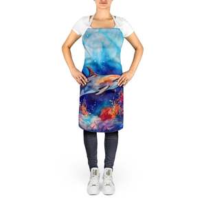 Dolphin Large Tablier de cuisine unisexe multicolore pour la cuisine, la pâtisserie et le jardinage-pour adultes et unisexe - Product Image 2