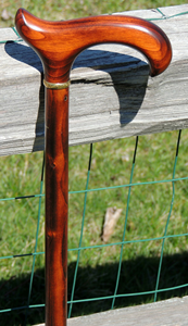 Canne de marche en bois sculptée à la main |   Canne en bois écologique OEM pour personnes âgées, soutien et randonnée - Design moderne - Product Image 3