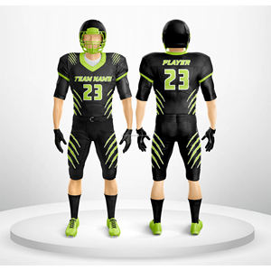 เสื้อทีมอเมริกันฟุตบอลพิมพ์ลายโลโก้ตามสั่ง ระบายอากาศได้ดี แขนสั้น สำหรับฝึกซ้อมและแข่งขัน - Product Image 5