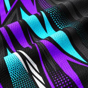 <b>Mens</b> Custom Sublimated Athletic <b>Shorts</b> Eco-Friendly Breathable Geometric <b>Pattern</b> Side Pockets Quick Dry Gym Running Training - Product Image 4