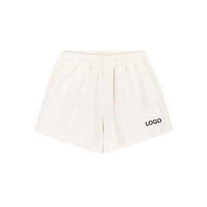 Pantalones Cortos Deportivos Personalizados para Mujer, Modelo Vendome LA, Bordados, de Felpa de Algodón Premium, 450 GSM, Cintura Elástica, Casuales y Deportivos - Product Image 3