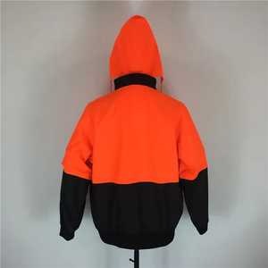 Veste bomber de sécurité légère et imperméable en Oxford, logo personnalisé, vêtements de travail réfléchissants haute visibilité, vêtements professionnels - Product Image 4