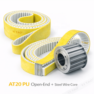 Cinghia di Distribuzione AT20 PU a Estremità Aperta con Anima in Filo d'Acciaio, Alta Precisione, Antiscivolo, Resistente all'Usura, per Trasmissione Industriale a Basso Rumore - Product Image 4