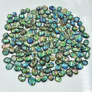 <b>Abalone</b> <b>Shell</b> With Crystal Doublet Loose Gemstone for Jewelry Making Polished Stones Crystal Healing Suppliers Wholesale Bulk - Product Image 2