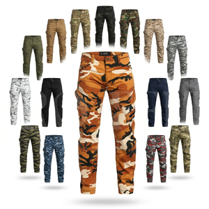 Pantalon cargo camouflage de haute qualité, multi-poches, pour l'extérieur, avec logo personnalisé, pantalon utilitaire décontracté, marque privée acceptée - Product Image 1