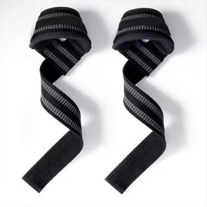 Private Label Custom Logo Gym Workout Training Wrist <b>Straps</b> for Wrist Powerlifting Weight Lifting <b>Straps</b> Eco-Friendly Anti-Slip - Product Image 2