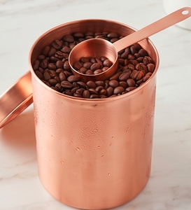 Unique Copper Metal Canister For Kitchen <b>Storage</b> And Spice Container Decor Ideal For Stylish Home Organization And Kitchen Use - Product Image 5