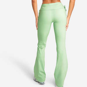 Proveedor de Leggings de Yoga con Cintura Elástica Sin Costuras, Leggings Deportivos Sólidos para Mujer, Leggings de Spandex/Nailon de Primera Calidad, Pantalones de Gimnasio Sin Costuras - Product Image 6
