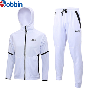 Top Trend <b>White</b> <b>Men</b> Clothes Winter Tracksuits Outfit <b>Men's</b> Sportswear Soccer Hooded <b>Jacket</b> Set Casual Outdoor Hoodie Tracksuit - Product Image 1