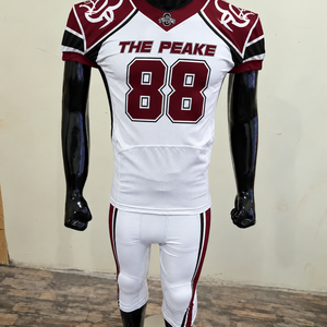Bulk Women's American Football Uniform Set Personalized Performance Jersey <b>Pants</b> Breathable <b>Spandex</b>/Polyester Elastic Waist Team - Product Image 5